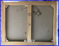 Tableau Voiture Fiat 500 Topolino 1940 Grand Format 81x65cm Tourrier