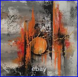 Tableau abstrait coloré- art contemporain oeuvre originale signée