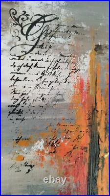 Tableau abstrait coloré- art contemporain oeuvre originale signée