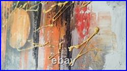 Tableau abstrait coloré- art contemporain oeuvre originale signée