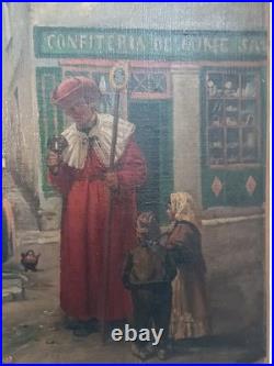 Tableau ancien Signé Vayreda 1843-1894 École espagnol