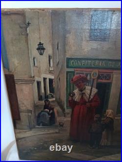 Tableau ancien Signé Vayreda 1843-1894 École espagnol