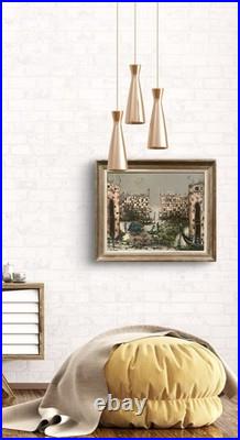 Tableau ancien hst paysage canal de Venise gondole J. RAITO dlg Jean Calogero