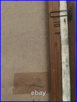 Tableau ancien hst paysage canal de Venise gondole J. RAITO dlg Jean Calogero