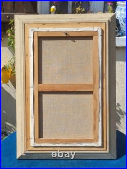 Tableau ancien par CLARICE Vue''Ville de Paris 1930/40 Peinture sur toile Signé