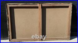 Tableau ancien signé Emmanuel Coulange Lautrec 1823-1898 Huile Hst Fleurs Roses