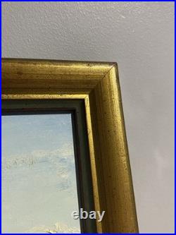 Tableau ancien signé Hardy Huile sur toile Paludier aux marais salants