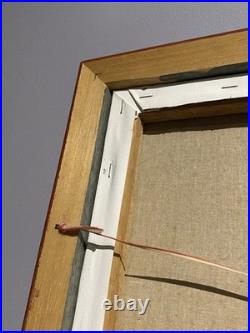 Tableau ancien signé Hardy Huile sur toile Paludier aux marais salants