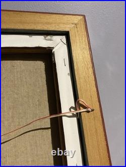 Tableau ancien signé Hardy Huile sur toile Paludier aux marais salants