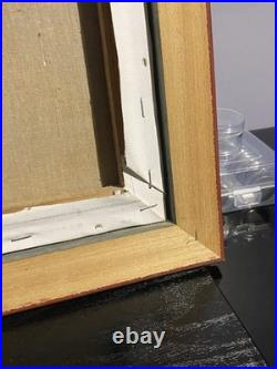 Tableau ancien signé Hardy Huile sur toile Paludier aux marais salants