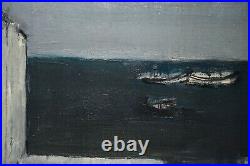 Tableau bord de plage par Gaston SEBIRE peintre de la marine