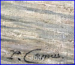 Tableau de Paul Camus le port de Brest Bretagne