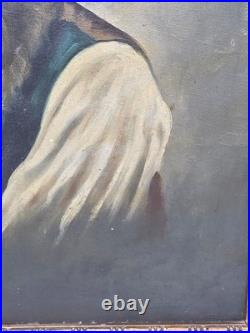 Tableau huile Giuseppe Cali (Maltese 1846-1930) Portrait d'un pêcheur Maltais