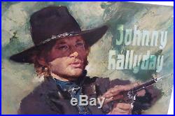 Tableau huile sur toile JOHNNY HALLYDAY LE SPECIALISTE peint par yves thos