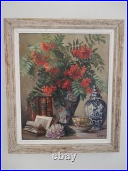 Tableau huile sur toile signé