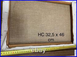 Tableau huile sur toile signé