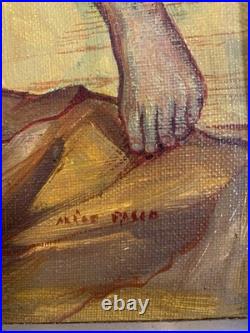 Tableau huile sur toile signé