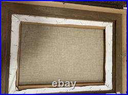Tableau huile sur toile signé