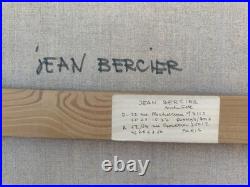 Tableau huile sur toile signé Bercier intitulé les 4 Saisons l'été