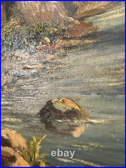 Tableau huile sur toile signé Willem J Pasman