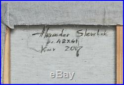 Tableau huile /toile nu allongé- signé SHEVCHUK Alexander