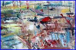 Tableau impressionniste Jean-Paul Ulysse Prix de Rome Bord de mer à Etretat