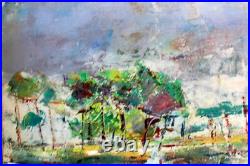 Tableau impressionniste Jean-Paul Ulysse Prix de Rome Bord de mer à Etretat