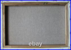 Tableau impressionniste Jean-Paul Ulysse Prix de Rome Bord de mer à Etretat