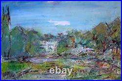 Tableau impressionniste Jean-Paul Ulysse Prix de Rome Rivage pontoisien