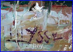 Tableau impressionniste Jean-Paul Ulysse Prix de Rome Vue d'Hérouville (95)