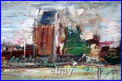 Tableau impressionniste Jean-Paul Ulysse Prix de Rome Vue d'Hérouville (95)