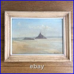 Tableau le Mont Saint Michel dans la Brume Huile sur Toile
