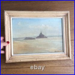Tableau le Mont Saint Michel dans la Brume Huile sur Toile