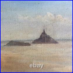 Tableau le Mont Saint Michel dans la Brume Huile sur Toile