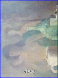 Tableau peinture PALTENGHI huile sur toile nature morte femme nue oil on canvas