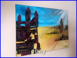Tableau peinture acrylique sur toile