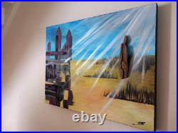 Tableau peinture acrylique sur toile