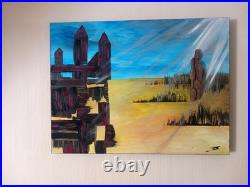 Tableau peinture acrylique sur toile