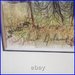 Tableau peinture aquarelle gilbert artaud france marine mer bateau port