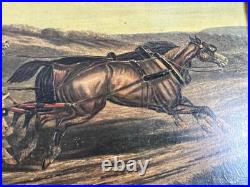 Tableau peinture huile Calèche Poste Royale Mail Charles Cooper Henderson