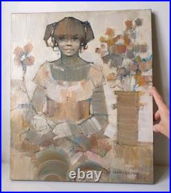 Tableau peinture huile lucien delmas 1936 2021 officiel armee de terre