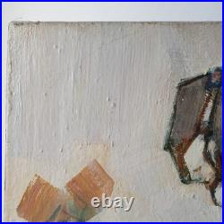 Tableau peinture huile lucien delmas 1936 2021 officiel armee de terre