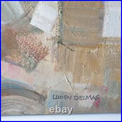 Tableau peinture huile lucien delmas 1936 2021 officiel armee de terre