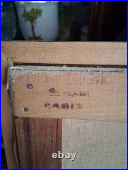 Tableau peinture huile sur toile La Pêche en Atlantique Signé Raphael