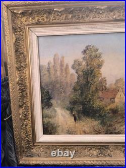 Tableau peinture huile sur toile, XIX ème siècle, signé Novy