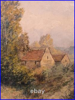 Tableau peinture huile sur toile, XIX ème siècle, signé Novy