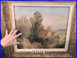 Tableau peinture huile sur toile, XIX ème siècle, signé Novy