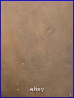 Tableau peinture huile sur toile, XIX ème siècle, signé Zagoskin Tempête