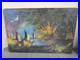 Tableau peinture huile sur toile, signé Raoul Viard, 1960 Escale nocture