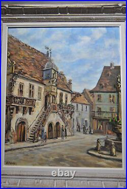 Tableau peinture restaurant alsacien Alsace Metzig Molsheim Bas-Rhin PLANES